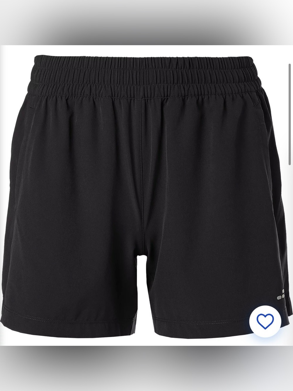 NWT Women BCG Training Black Athletic Shorts Size M